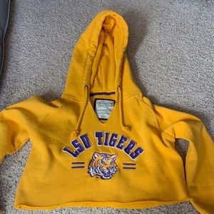 LSU cropped Sweatshirt